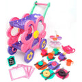 Flower Tea Cart Play Set - 45 Piece Toddler Toy Set