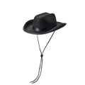 Kids Cowboy Hat Wide Brim Western Cowgirl Costume Accessory Black One Size