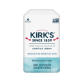Castile Bar Soap - 100% Coconut Oil Formula, Fragrance Free, 4 oz - 4 Pack