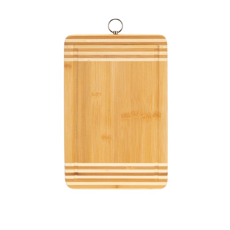 Medium Bamboo Cutting Board with Drip Edge - Rectangular