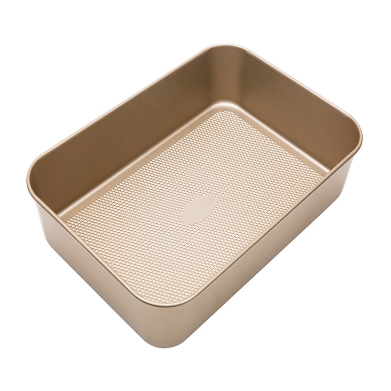 Deep Roasting Pan - Nonstick Carbon Steel with Diamond Base