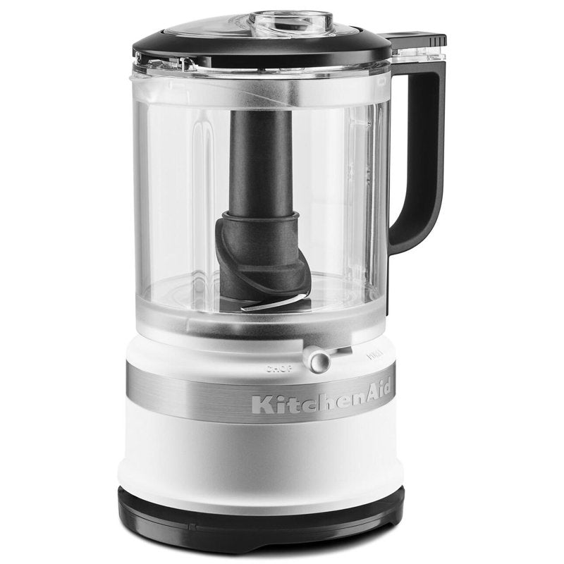 5 Cup Food Chopper - Matte White - Compact Kitchen Appliance