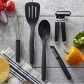 5-Piece Essential Nylon Kitchen Utensil Set with Silicone Handles
