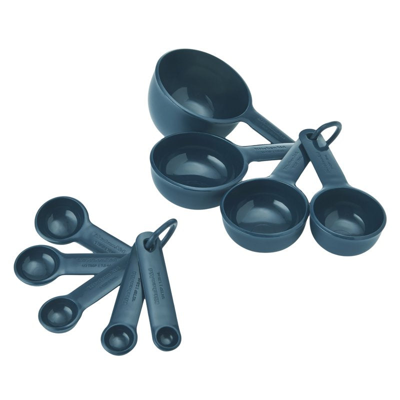 9-Piece Stackable Measuring Cups and Spoons Set - Agave