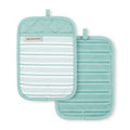 Aqua Sky Pot Holders 2-Pack Set - 7" x 10"