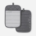 Pot Holders 2-Pack Set - Charcoal Grey, 7"x10"