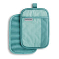 Heat-Resistant Pot Holder Set - Aqua Sky, 2-Pack, 7"x10"