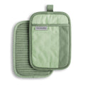 Heat Resistant Pot Holder Set - Pistachio/Graphite Green, 2-Pack