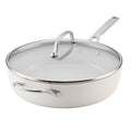 5-Quart Hard-Anodized Ceramic Induction Saute Pan with Lid