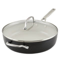 5-Quart Hard Anodized Ceramic Nonstick Sauté Pan with Lid