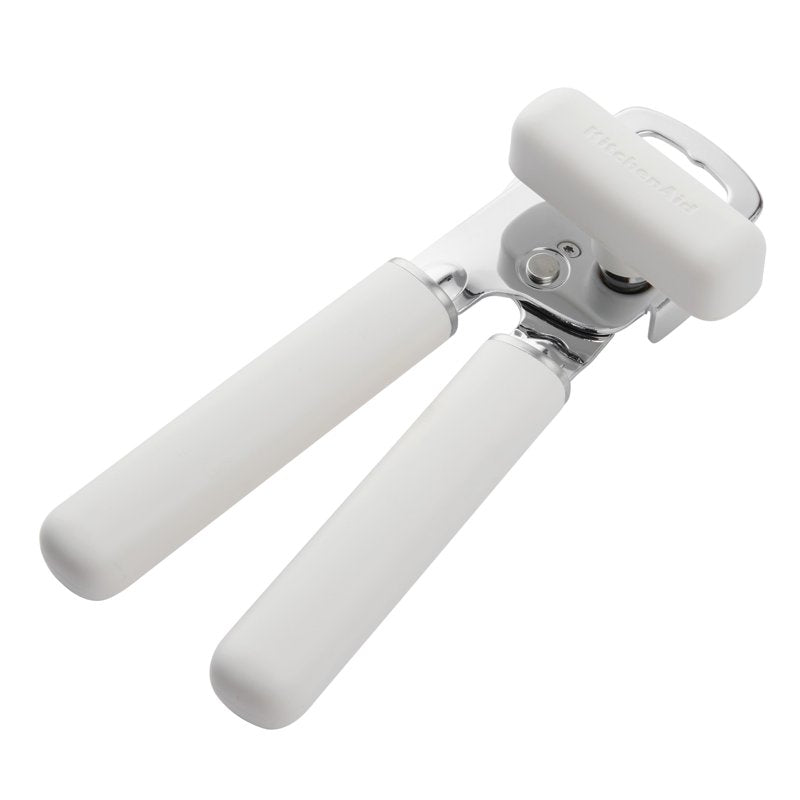 Stainless Steel Manual Can Opener with Bottle Opener - Porcelain
