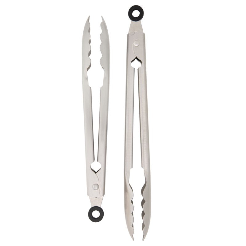 Stainless Steel Utility and Serving Tong Set - 2 Pieces