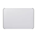 Nonslip Plastic Cutting Board - 12x18 Inch, White & Matte Gray