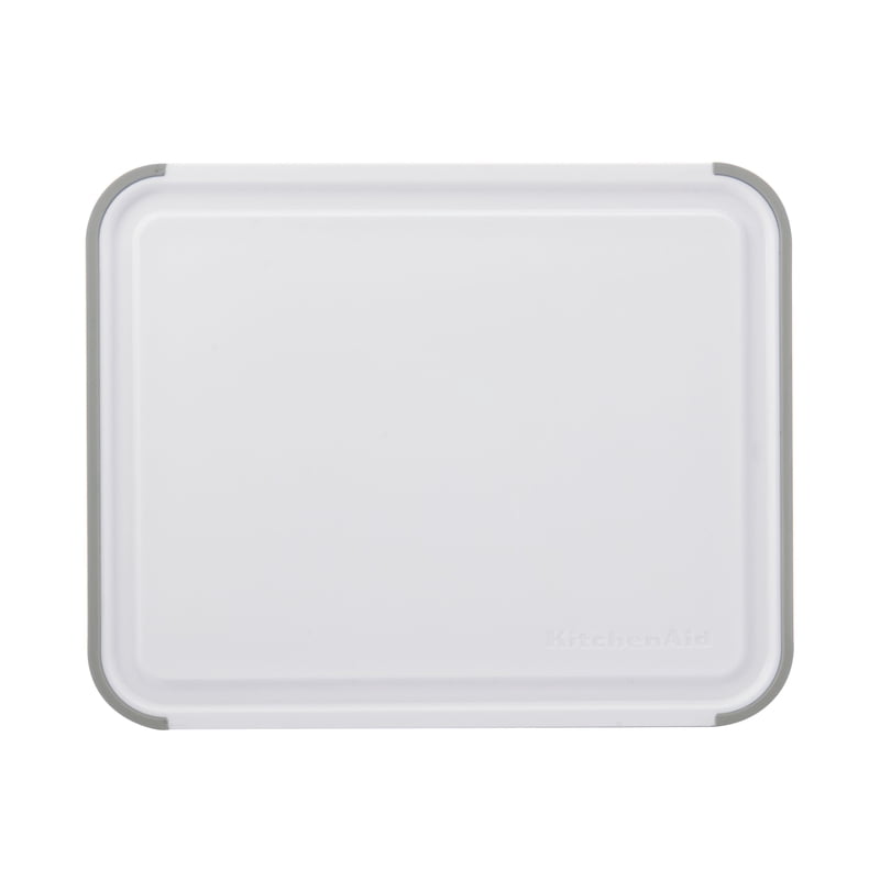 Nonslip Plastic Cutting Board - 8x10 Inch, White
