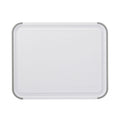 Nonslip Plastic Cutting Board - 8x10 Inch, White