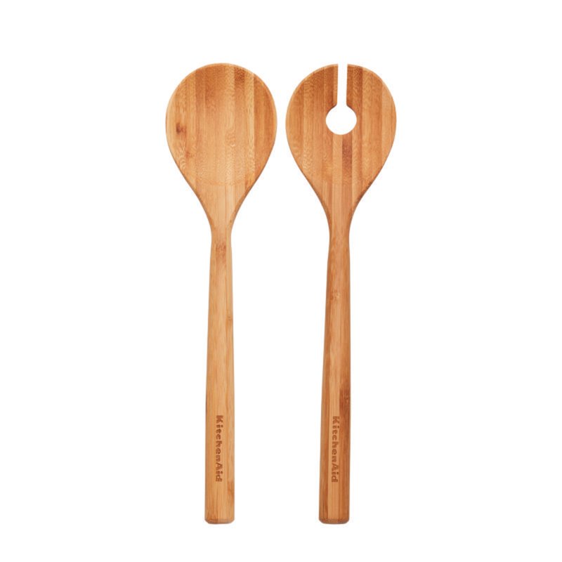Bamboo Salad Server Set - Eco-Friendly Kitchen Utensils