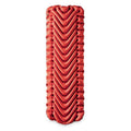 Insulated Camping Sleeping Pad - Durable Inflatable Mattress with R-Value 4.4, Brick Red