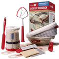 Premium Sourdough Starter Kit - 34 oz Jar, 9 Piece Set