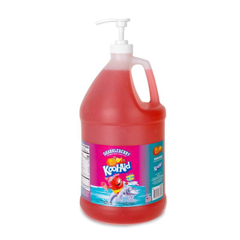 Snow Cone Syrup - 1 Gallon Pump Bottle - Multiple Flavors Available