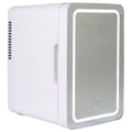 Portable Cosmetic Fridge with LED Makeup Mirror - 6L