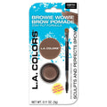 Creamy Brow Pomade with Dual-Ended Brush - Long-Lasting Smudge-Proof Formula
