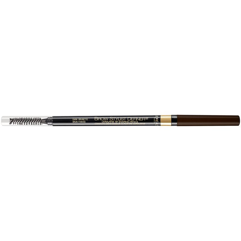 Waterproof Mechanical Eyebrow Pencil with Ultra-Fine Tip and Spoolie Brush