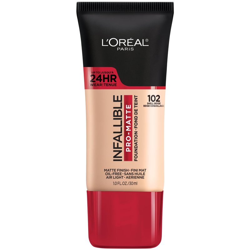 Long-Wear Pro-Matte Liquid Foundation - Oil-Free Medium to Full Coverage