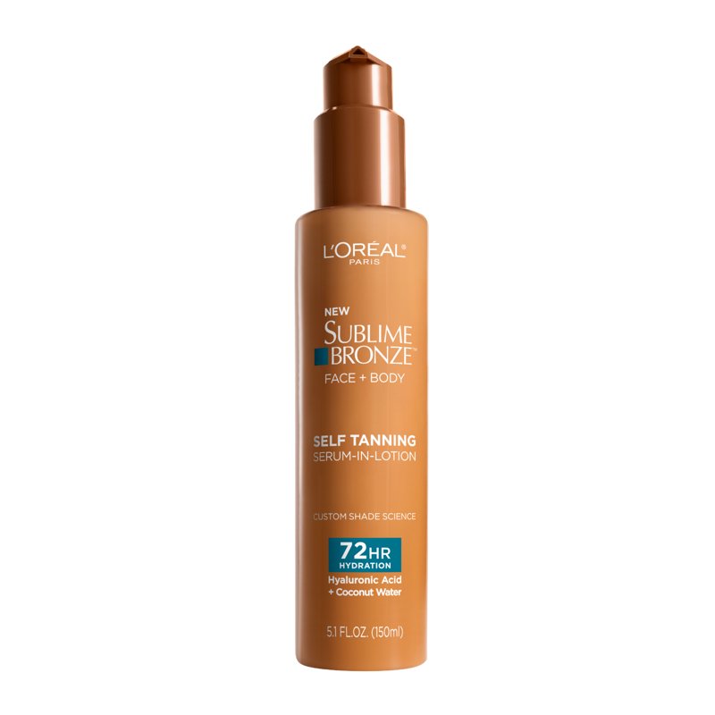 Hydrating Self Tanner Lotion - Fragrance Free Sunless Tanning Serum, 5 fl oz
