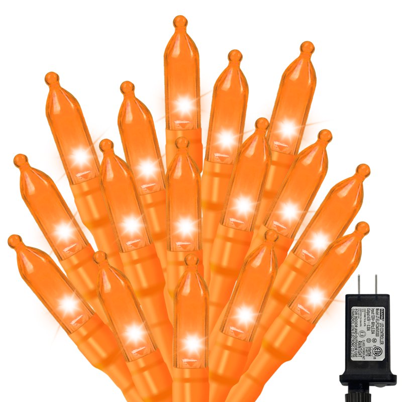 Outdoor Halloween String Lights - 32.5FT 100 LED Waterproof Xmas Decor with 16 Modes