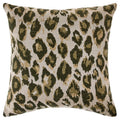 Grey Leopard Print Decorative Pillow - 18x18 Inch Square Throw Pillow - Mainstays