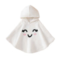 Kids Ghost Costume Cape for Halloween - White Fancy Dress Variation J68-White, 2-3 Years