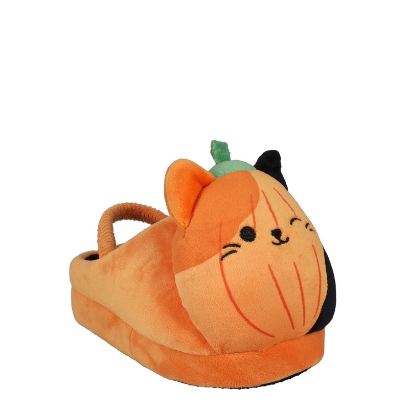 Toddler & Kids Halloween Cam the Cat Pumpkin Slippers - Orange, 9/10 Variation