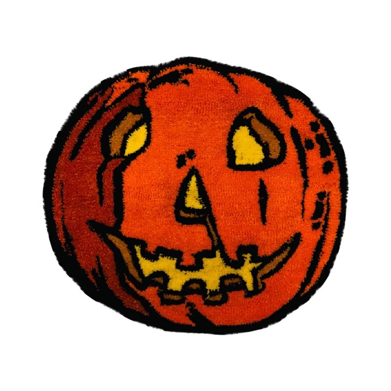 Halloween Decorations Rug 40x60cm Plush Non-slip Floor Mat for Fall & Thanksgiving