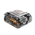 King Size Korean Mink Blanket - Reversible Heavyweight Gray Winter Bed Cover 87x94