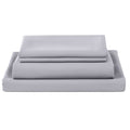 Somerset Home Microfiber Queen Sheet Set - Silver, 4-Piece