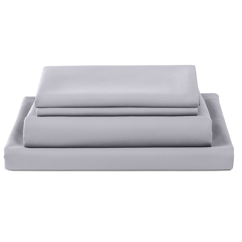 Somerset Home Microfiber Queen Sheet Set - Silver, 4-Piece