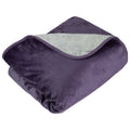Purple Waterproof King Size Throw Blanket for Kids Pets Outdoors - 80x80