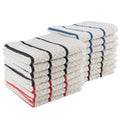 Multi-Color Cotton Dish Cloths 16-Pack - 12x12in Kitchen Towels