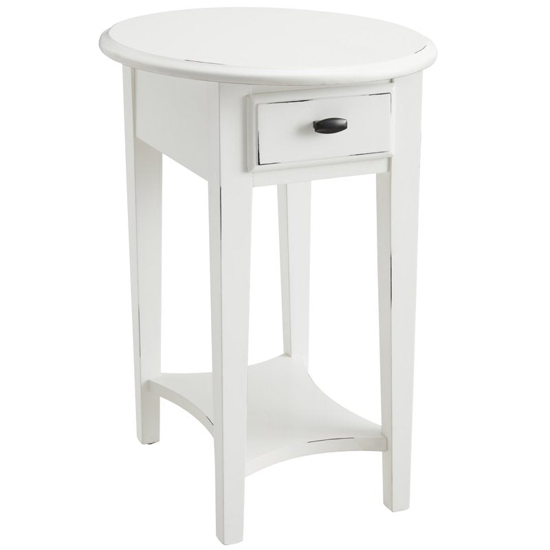 Haven Ridge Oval End Table - Rustic Farmhouse Design