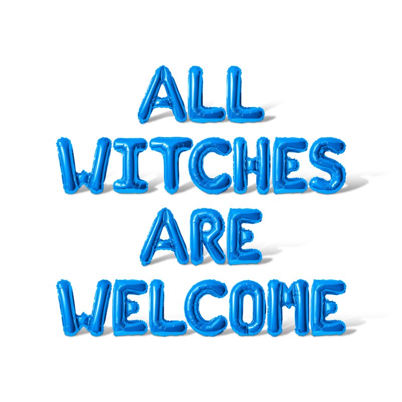 Blue Letter Balloons - 16 Inch Alphabet Foil Balloon Halloween Party Banner