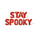 Stay Spooky Letter Balloons - 16 Inch Red Foil Alphabet Banner for Halloween Party