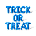 Letter Balloons - Trick or Treat 16-Inch Foil Alphabet Letters Halloween Banner (Blue)