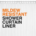 Heavy Duty Waterproof Shower Curtain Liner - 72x72 Inches, Clear, Mildew Resistant, Heavyweight PEVA with Magnets & Rust-Proof Grommets - Variation of THIS listing