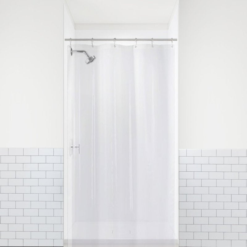Heavy-Duty PEVA Shower Curtain Liner - 36 x 72 Inches, Clear, Waterproof & Mold Resistant, Single Variation