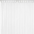 Heavy-Duty PEVA Shower Curtain Liner 72x72 Inches - White, Waterproof & Mold Resistant