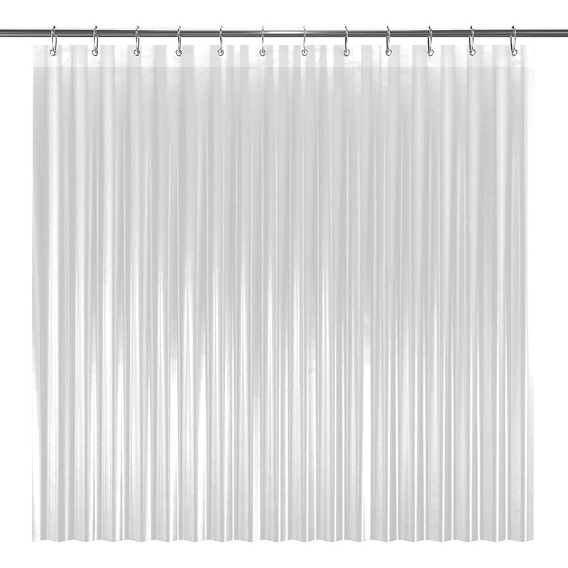 Heavy-Duty Clear PEVA Shower Curtain Liner 72x84 Inches - Waterproof & Mold-Resistant, Single Variation