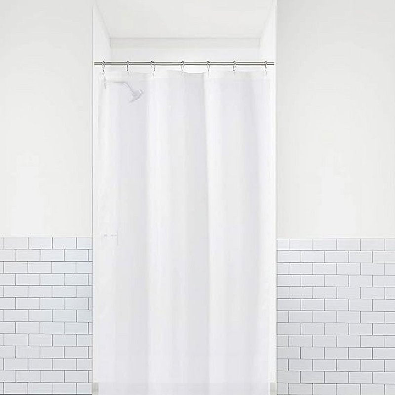 Bathroom Shower Curtain Liner 36 x 72 Inches Heavy Duty Waterproof PEVA White - Single Variation