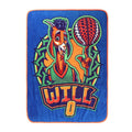 Kids Throw Blanket with Will the Goat Design - Soft Coral Fleece, 46x60 Inches - Multi
