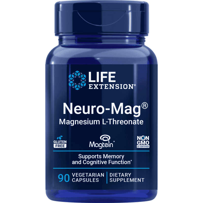 Neuro-Mag Magnesium L-Threonate 2000mg - Memory & Cognitive Health, 90 Capsules