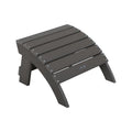 Adirondack Ottoman - Gray UV-Protected Polystyrene